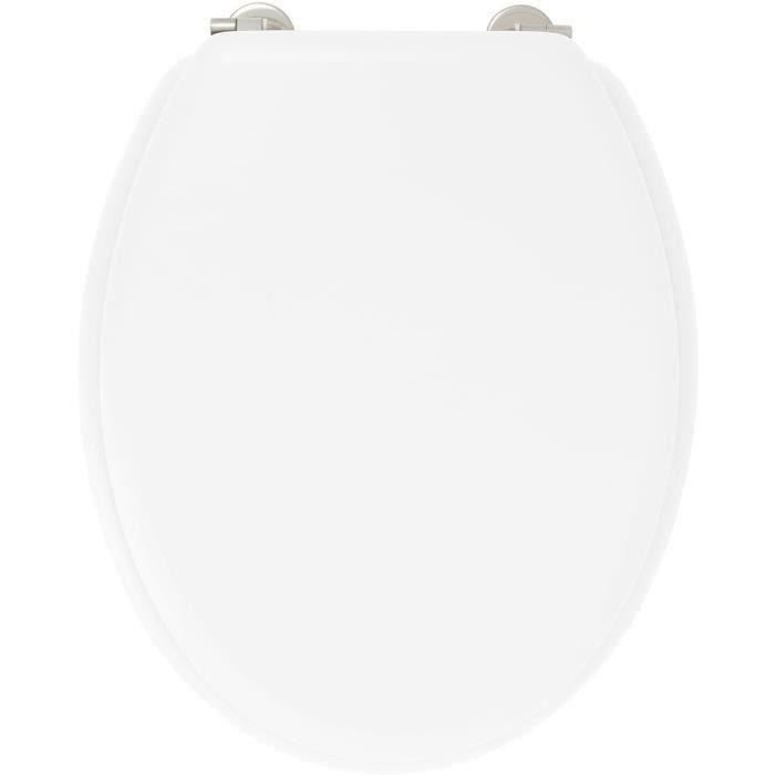 ABATTANT DUPLO BLANC - POUDRE DE BAMBOU