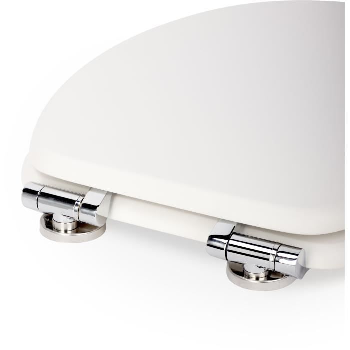 Abattant WC - GELCO DESIGN - Frein de chute magnétique - Blanc