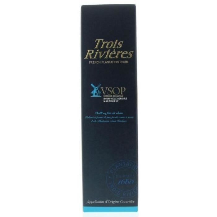 Trois Rivieres - VSOP - Rhum vieux agricole - 40,0% Vol. - 70cl