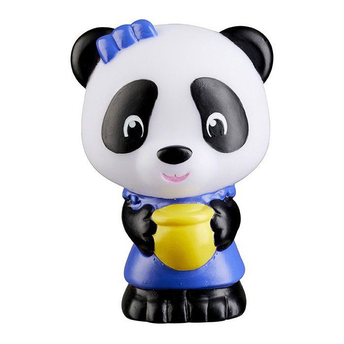 Lot 4 personnages - SOPHIE LA GIRAFE - Figurines Klorofil Panda - Bao - Jian - Tam - Poppy
