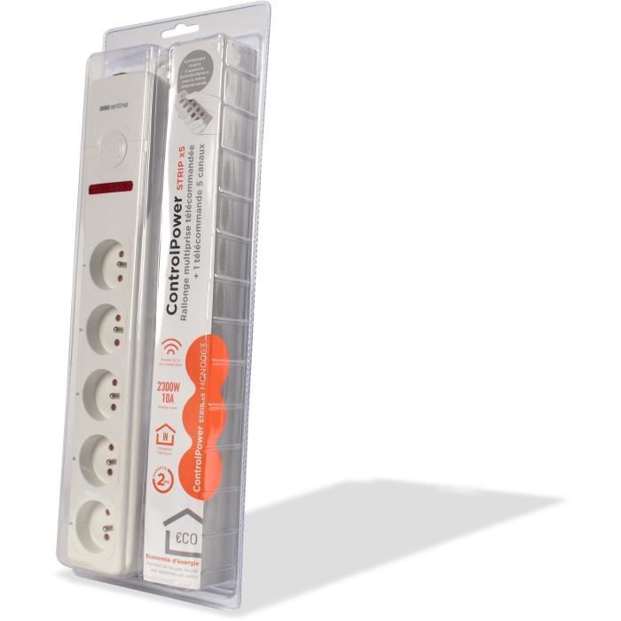 SCS Sentinel Rallonge Multiprise TÈlÈcommandÈe + tÈlÈcommande - 3701085202996