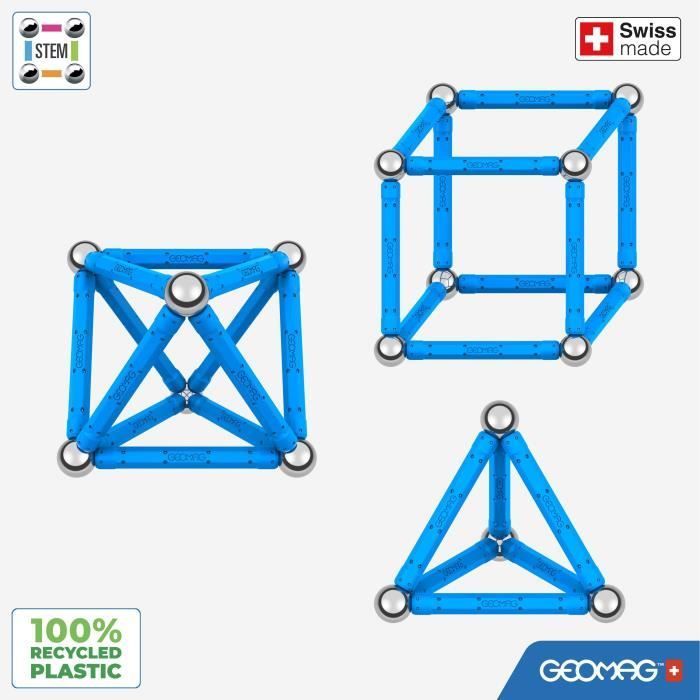 Jeu de construction magnétique - GEOMAG - Classic - 48 pieces - Magnétique - Des 3 ans
