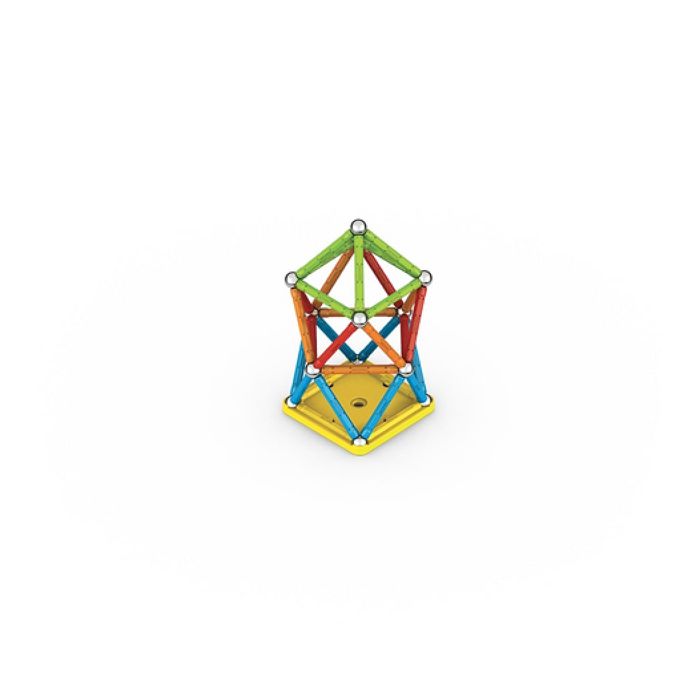 Jeu de construction magnétique - GEOMAG - Supercolor Recycled 60 pieces - Créativité - Magnétisme - Écoresponsable