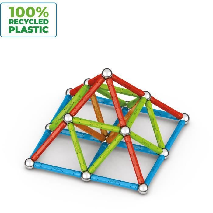 Jeu de construction magnétique - GEOMAG - Supercolor - 93 pieces - Magnétique - Des 3 ans