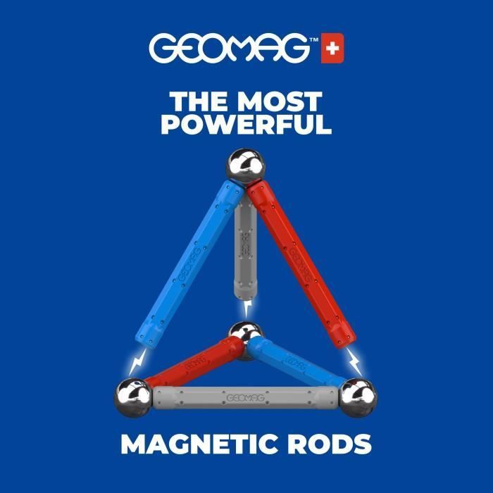 Jeu de construction magnétique - GEOMAG - Classic Panels - Navette NASA - 70 pieces - Magnétique - Des 3 ans