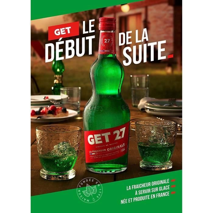 Magnum Get 27 - Liqueur de menthe - France - 17.9%vol - 150cl