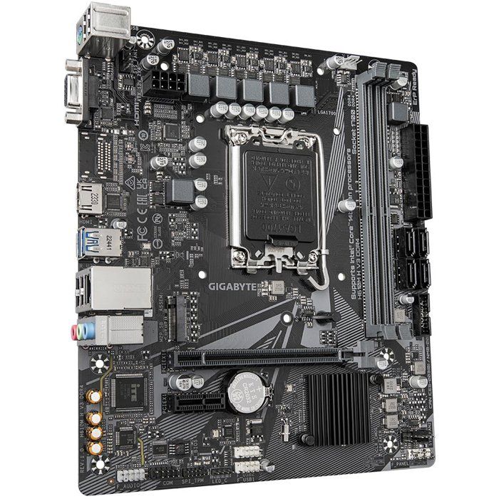 Carte mere - GIGABYTE - H610M H V3 DDR4 - Format Micro-ATX - Chipset Intel H610 - DDR4