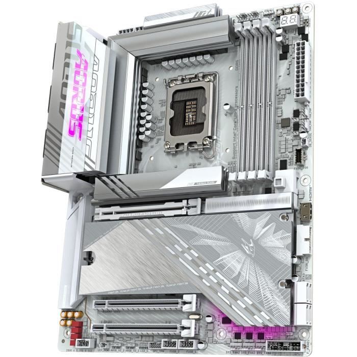 Carte mere ATX GIGABYTE Z890 A ELITE X ICE - Socket 1851 - Thunderbolt 4 - LAN 2.5 GbE - Wi-Fi 7/Bluetooth 5.4
