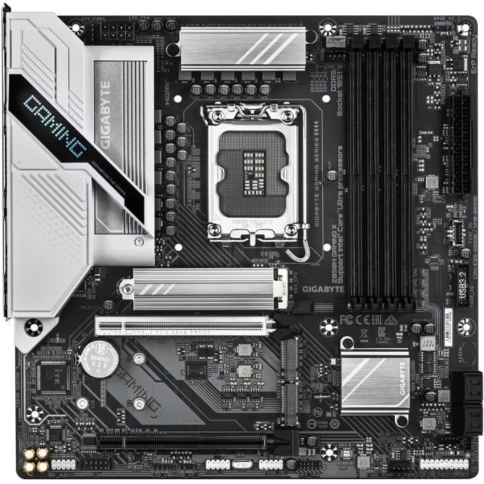 Carte Mère Gigabyte Z890M Gaming X (Intel LGA 1851) Micro ATX