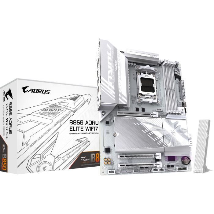 Carte mere - GIGABYTE - B850 AORUS ELITE WIFI7 ICE