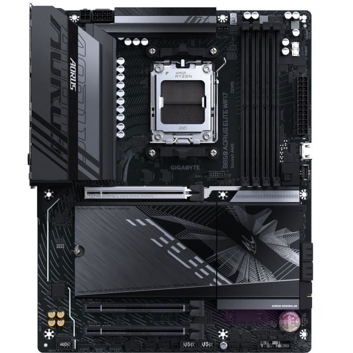 Carte mere - GIGABYTE - B850 AORUS ELITE WIFI7 - Socket AM5 - DDR5 - Wi-Fi 7