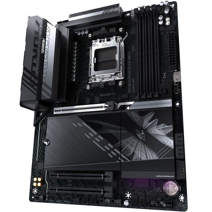 Carte mere - GIGABYTE - B850 AORUS ELITE WIFI7 - Socket AM5 - DDR5 - Wi-Fi 7