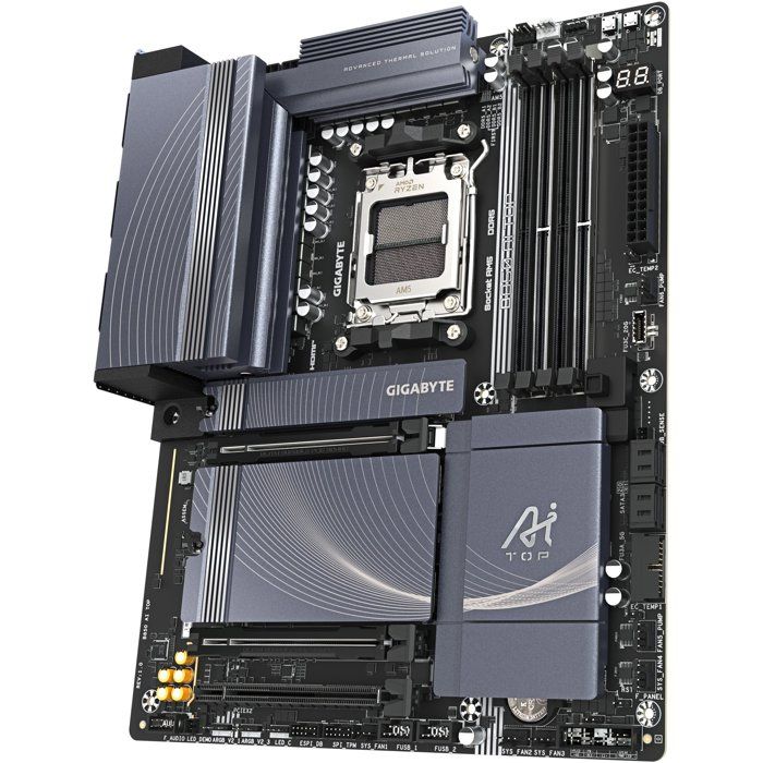 Carte mere - GIGABYTE - B850 AI TOP - Format ATX - Chipset AMD B850 - DDR5 & PCIe 5.0 - WiFi 7