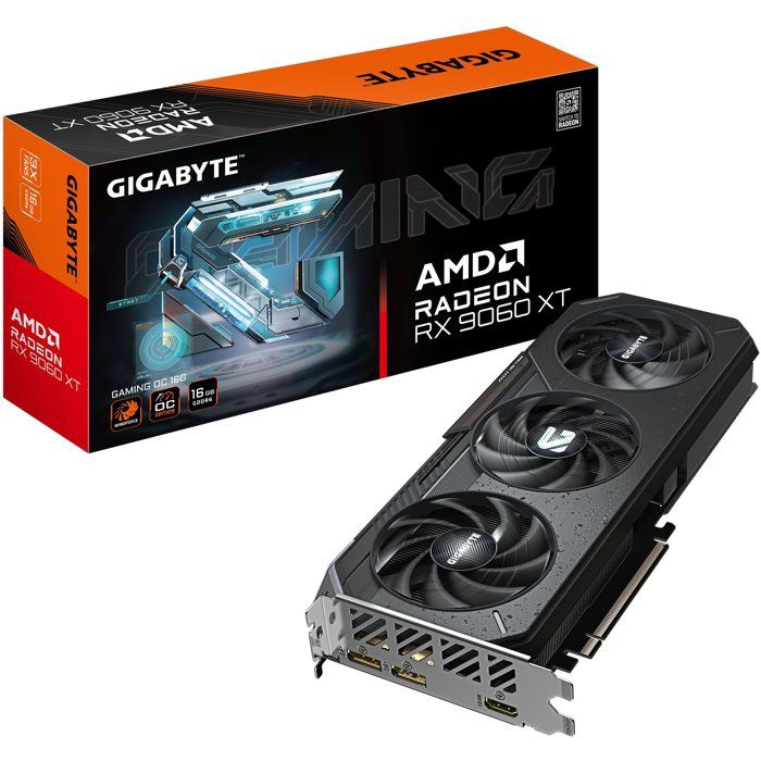 GIGABYTE - Carte graphique - Radeon RX 9060 XT GAMING OC - 16G