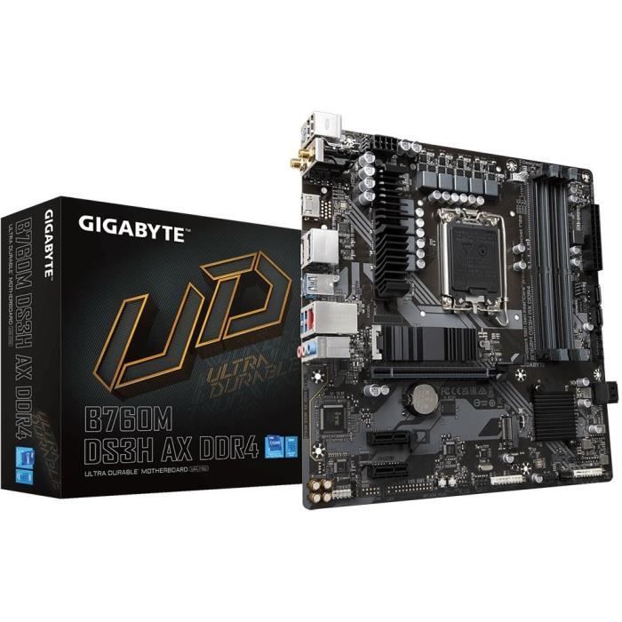 Carte mere - GIGABYTE - B760M DS3H AX DDR4