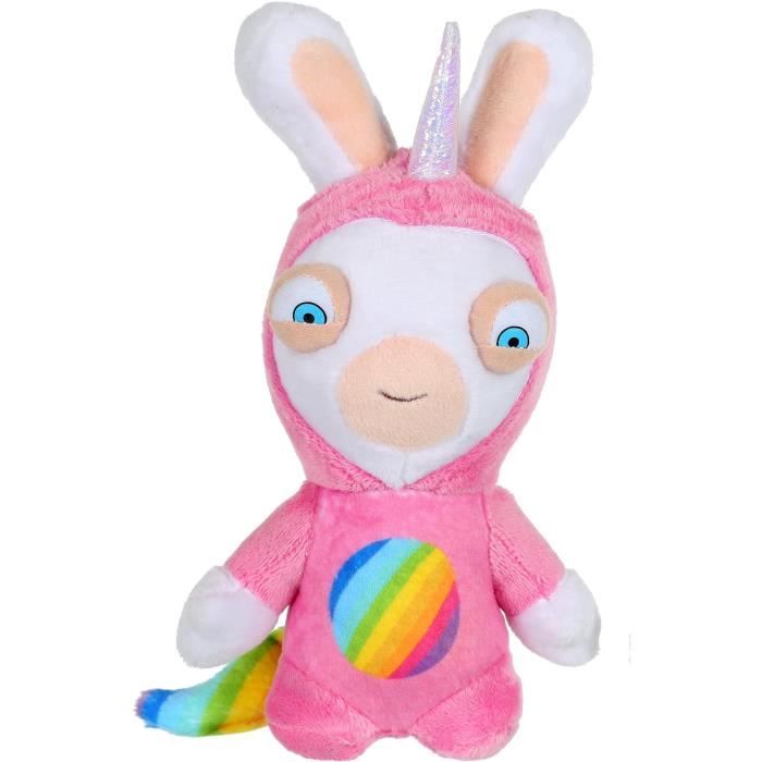 Gipsy Toys - Lapins CrÈtins Licorne - Lapicorne Rose Sonore - 18 cm