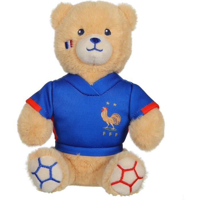 Peluche Ours FFF†- GIPSY TOYS - Maillot,†15 cm