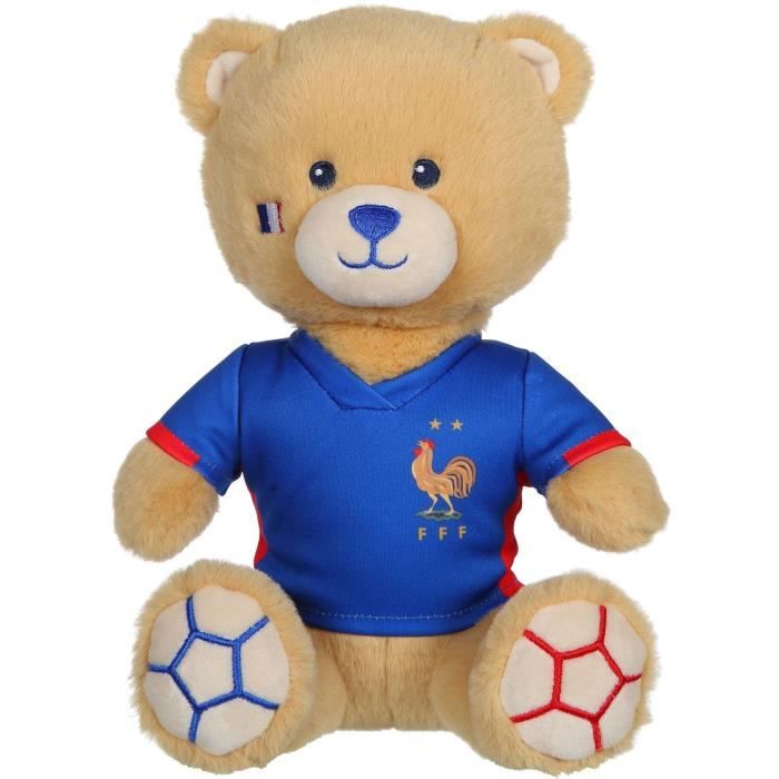 Peluche Ours FFF†- GIPSY TOYS - Maillot,†24 cm