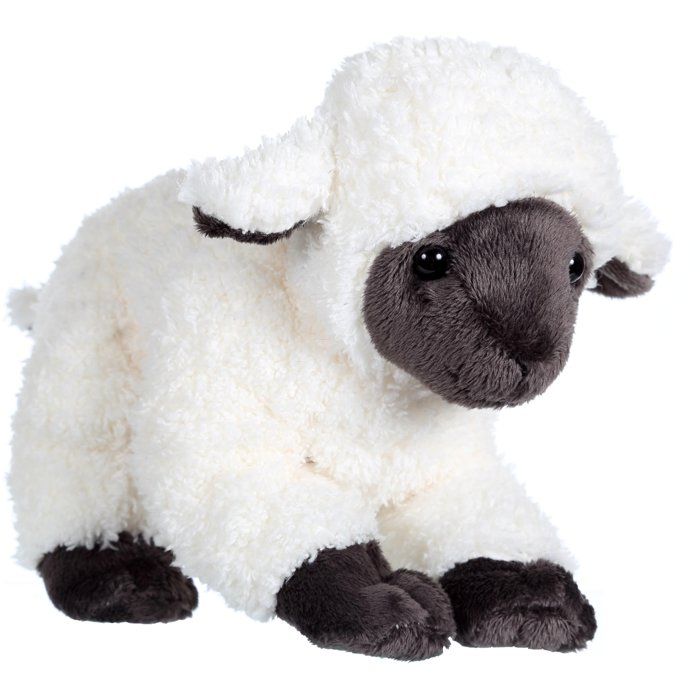 Peluche Agneau Douceur - GIPSY TOYS - 20 cm - Beige / Gris