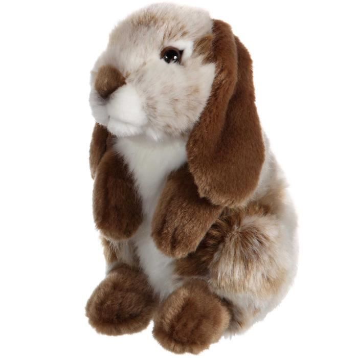 Gipsy Toys - Lapin BÈlier - Peluche - 18 cm - Marron
