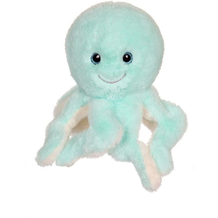 Peluche Pieuvre - GIPSY TOYS - Bleu, 32 cm