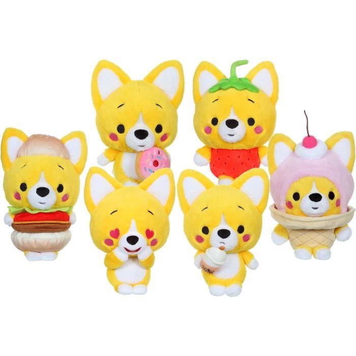 Peluche Little Corgi Cuties - GIPSY TOYS - 20 cm - Fraise