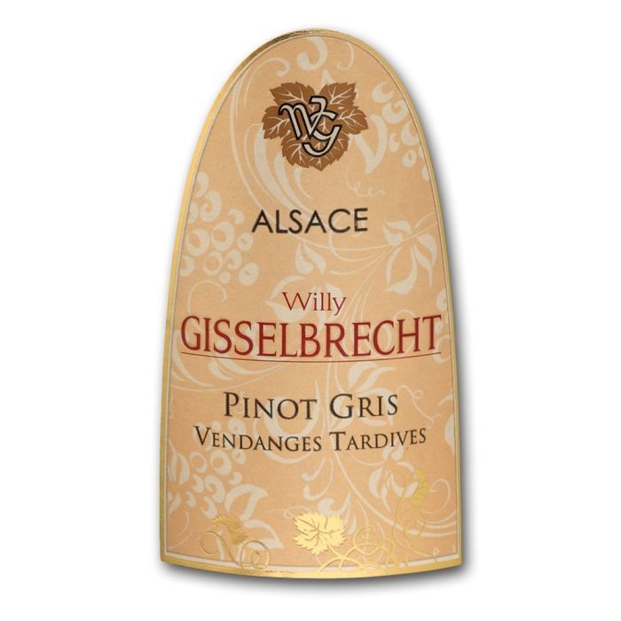 Gisselbrecht 2016 Pinot Gris Vendanges Tardives - Vin blanc d'Alsace