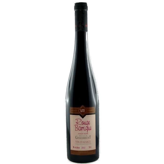 Gisselbrecht Rouge Barrique Alsace Pinot Noir - Vin rouge d'Alsace