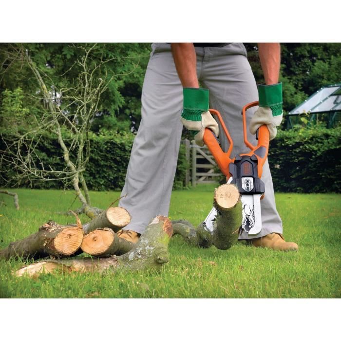 Coupe-branches filaire - BLACK+DECKER - GK1000-QS - 550W - coupe 10cm de diametre