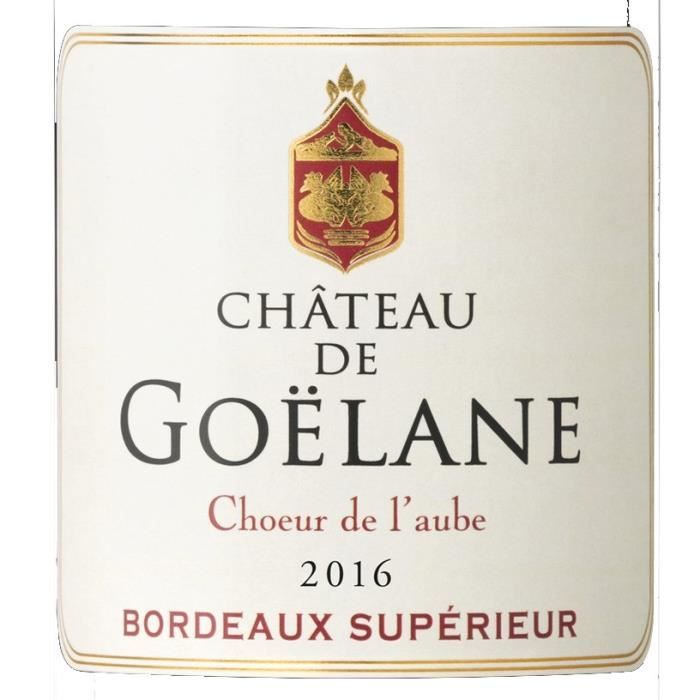 Château de Goëlane 2016 Bordeaux Supérieur - Vin rouge de bordeaux