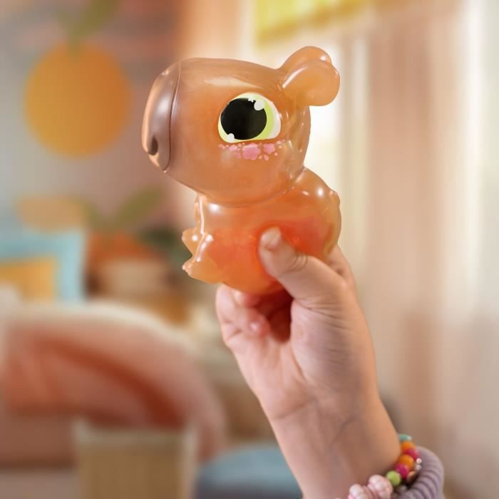 Animagic - GOLIATH - Let's Glo Capybara - Animal intéractif - Marron