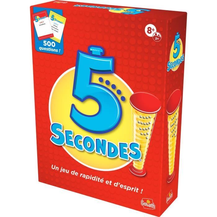 5 secondes - Jeu d'ambiance et de rapidité - GOLIATH - Des 8 ans