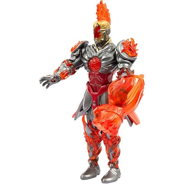 Figurine articulée - GORMITI - Gormiti avec attaque lumineuse Feu - Fireon - 27 cm - a partir de 4 ans - GRV073