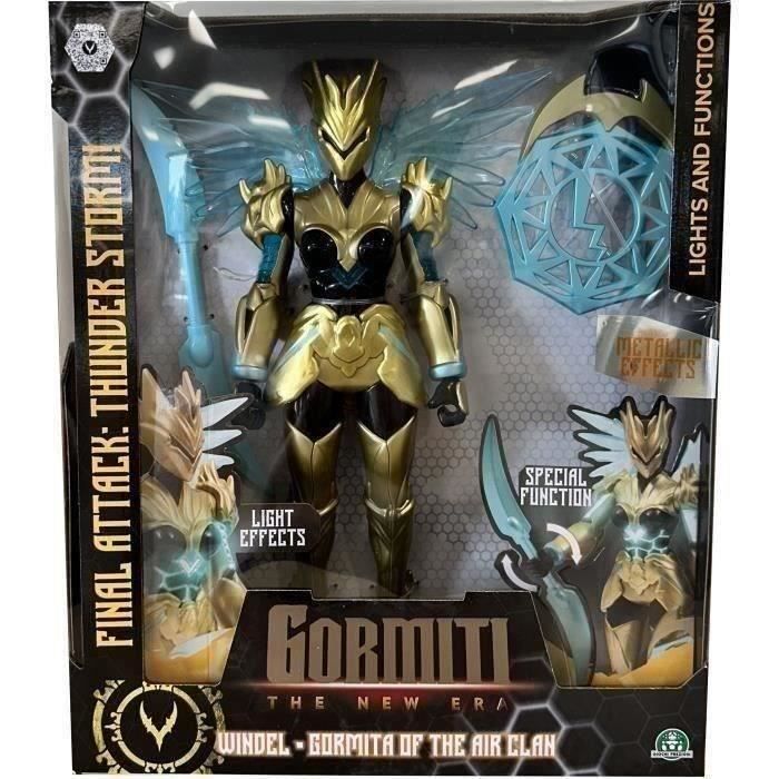 Figurine articulÈe - GORMITI - Gormiti avec attaque lumineuse Air - Windel - 27 cm - a partir de 4 ans - GRV072