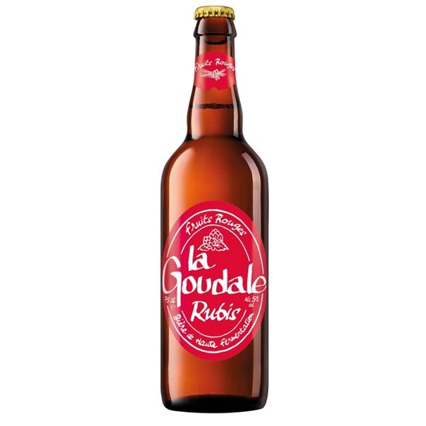 La Goudale Rubis - Biere aux fruits rouges - Bouteille 75cl