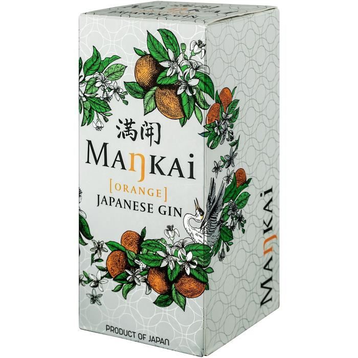 Mankai - Orange - Gin - 70 cl - 43,0% Vol.