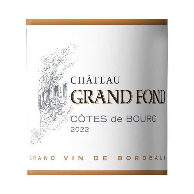 Château Grand Fond Côtes de Bourg - Vin rouge de Bordeaux