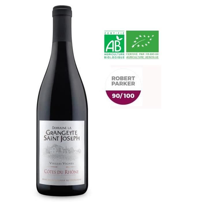 Domaine la Grangette Saint-Joseph 2023 - AOC Côtes du Rhône - Vin rouge du Rhône Bio
