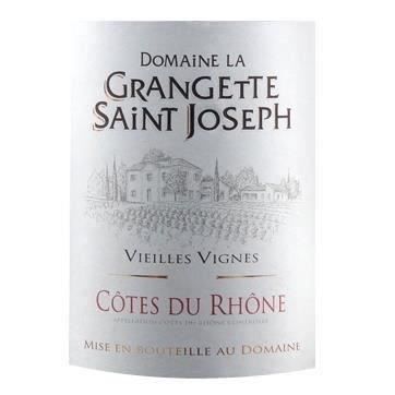 Domaine la Grangette Saint-Joseph 2023 - AOC Côtes du Rhône - Vin rouge du Rhône Bio