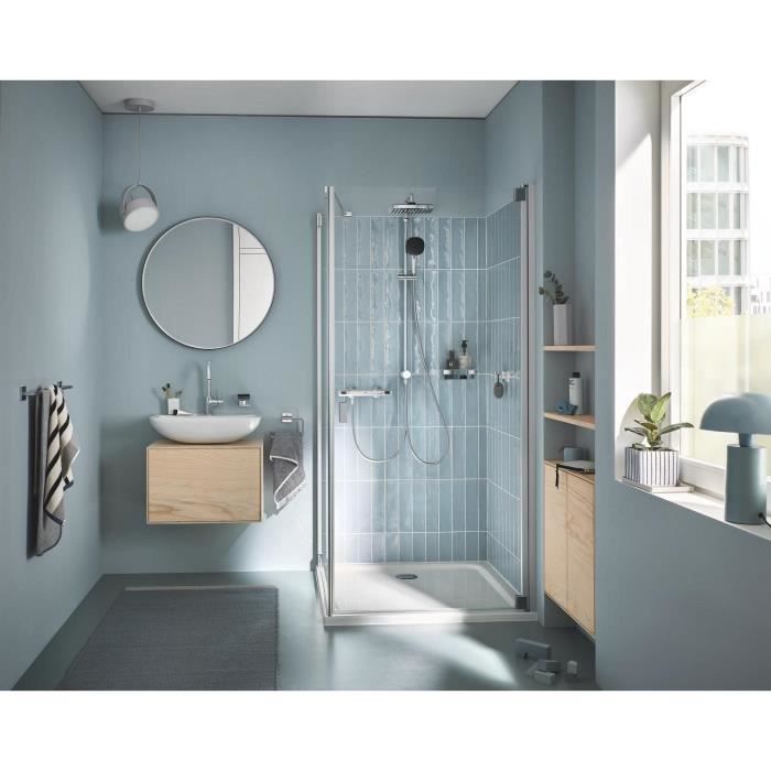 Colonne de douche avec inverseur manuel - Economie d'eau - GROHE Vitalio Comfort 250 - Chromé - 26986001