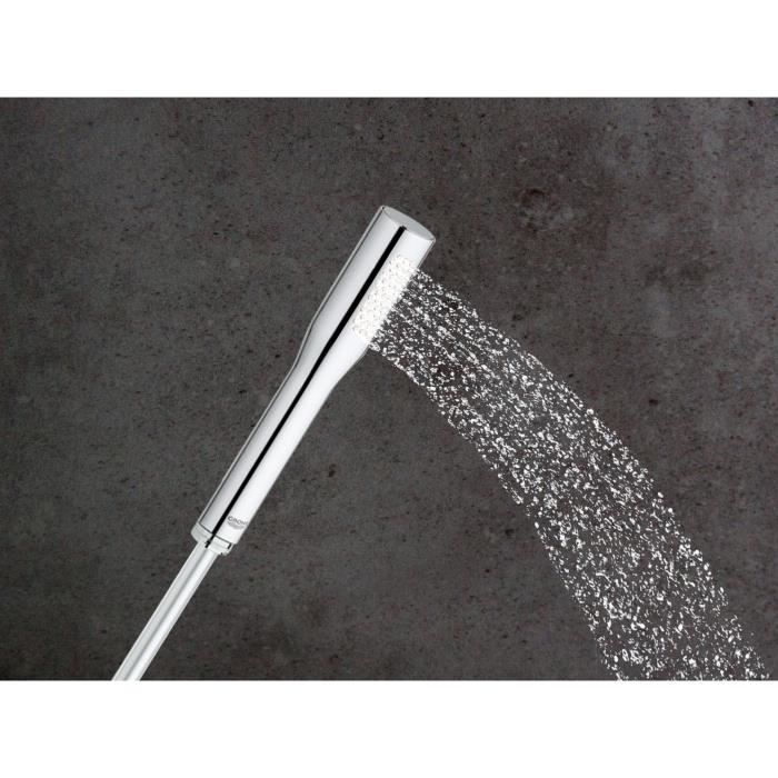 Ensemble de douche - GROHE - Vitalio Get Stick - Economie d'eau - Chrome - Support mural