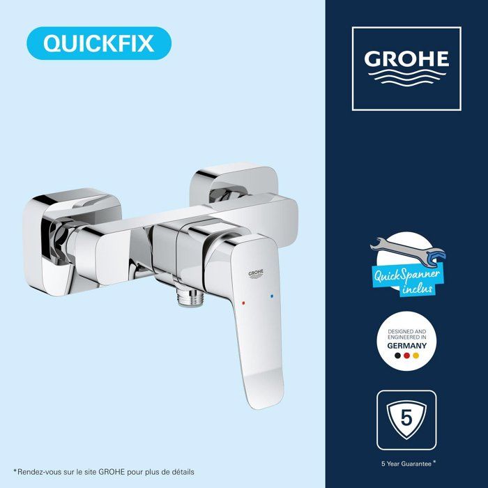 Mitigeur de douche - GROHE DICE - Chrome