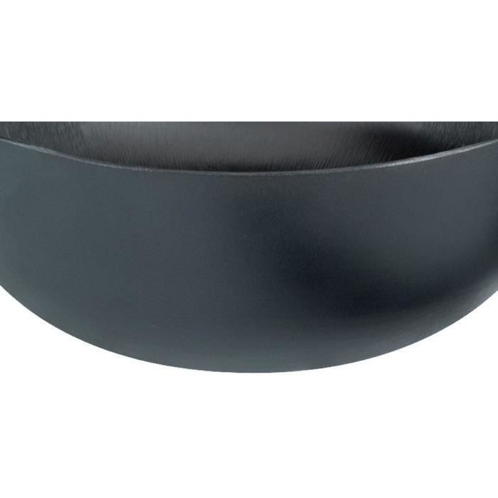 Wok multifonction 5 pieces - GSW - 860956 - Fonte d'acier - 32 cm - Tous feux dont induction