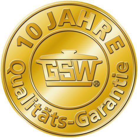 GSW Elegance - Batterie de cuisine 9 pieces en acier inoxydable - Tous feux dont induction