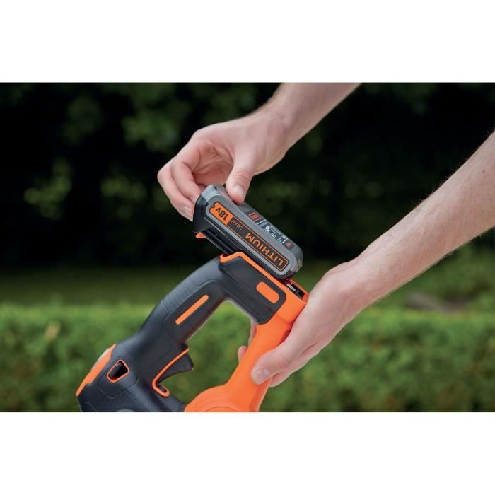 Taille-haies électrique sans fil - BLACK&DECKER - GTC18452PCB-XJ - 18V - Lame 45cm - Sans batterie