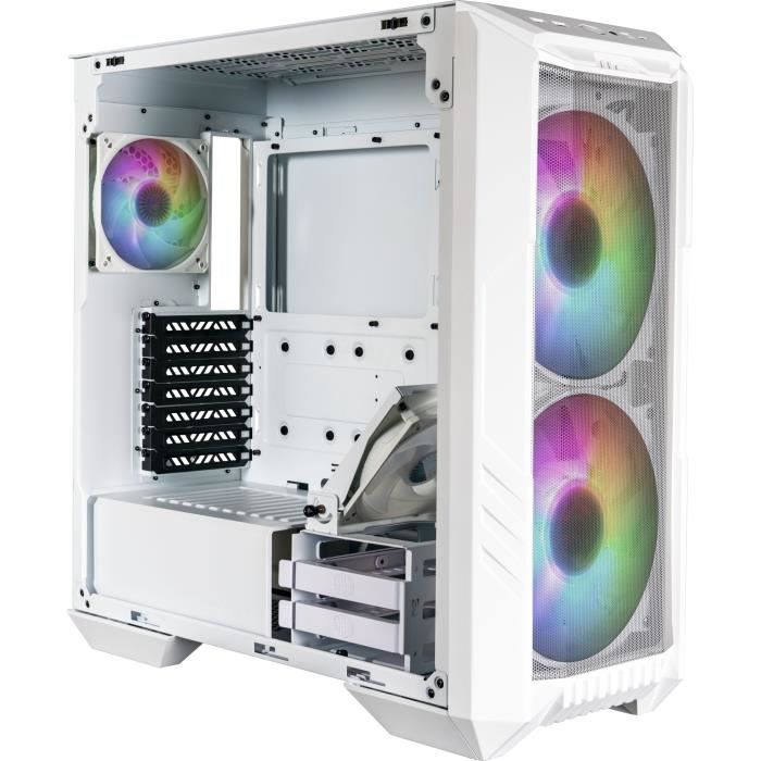 Boitier PC - COOLER MASTER - HAF 500 - White - ATX