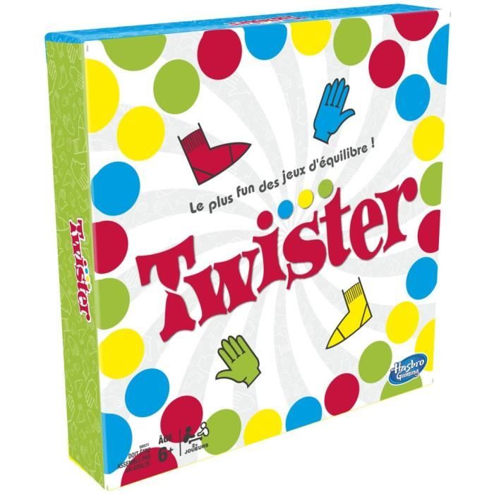 Twister Jeu d'ambiance pour enfants, Jeu d'équilibre fun , A partir de 6 ans, Hasbro Gaming