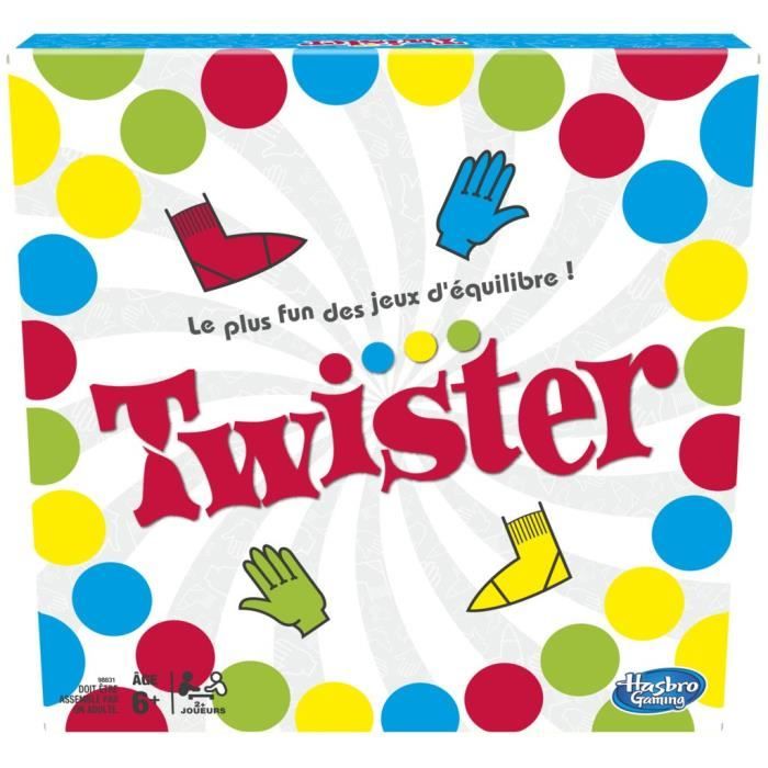Twister Jeu d'ambiance pour enfants, Jeu d'équilibre fun , A partir de 6 ans, Hasbro Gaming