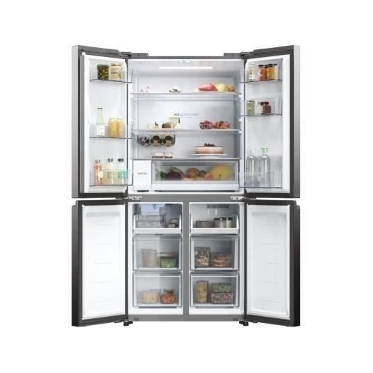 Réfrigérateur Multi-PortesHaier HCW58F18EHMP Cube Total No Frost Air Surround - 507L (321+186L) , 38db(A) Classe E