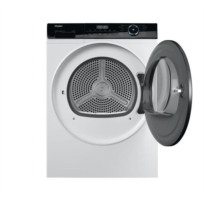 Seche-linge pompe a chaleur HAIER HD100-A2939-FR I-Pro Series 3 - 10 kg - Blanc